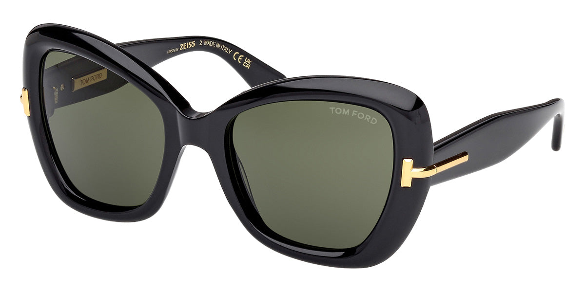 Tom Ford® FT1279 Sunglasses FT1279 01N 55 - 01N - Shiny Black/Shiny Black