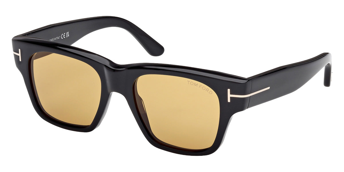 Tom Ford® FT1280 Sunglasses FT1280 01E 53 - 01E - Shiny Black/Shiny Black