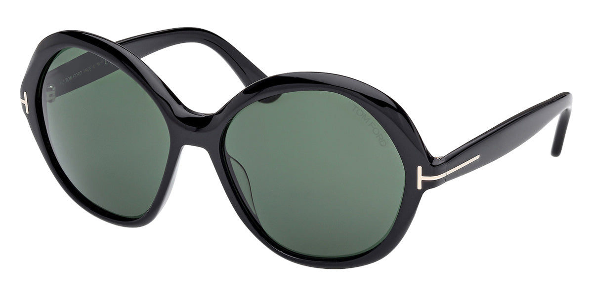 Tom Ford® FT1282 Sunglasses FT1282 01N 60 - 01N - Shiny Black/Shiny Black