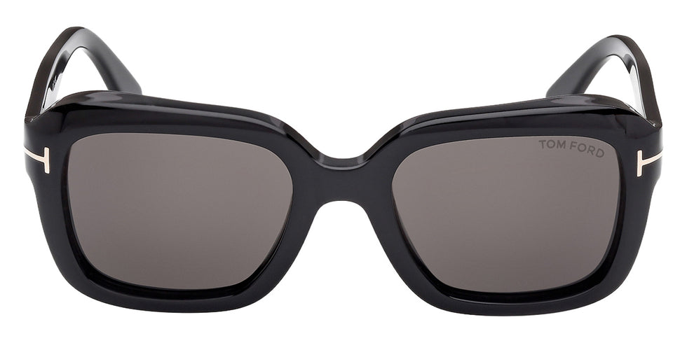 Tom Ford® FT1283 Sunglasses - Shiny Black/Smoke