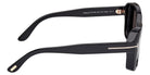Tom Ford® FT1283 Sunglasses - Shiny Black/Smoke