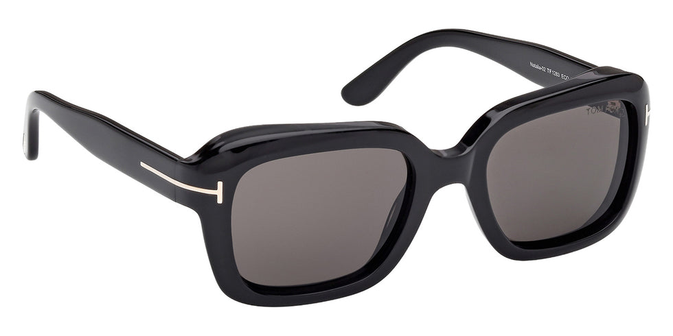 Tom Ford® FT1283 Sunglasses - Shiny Black/Smoke