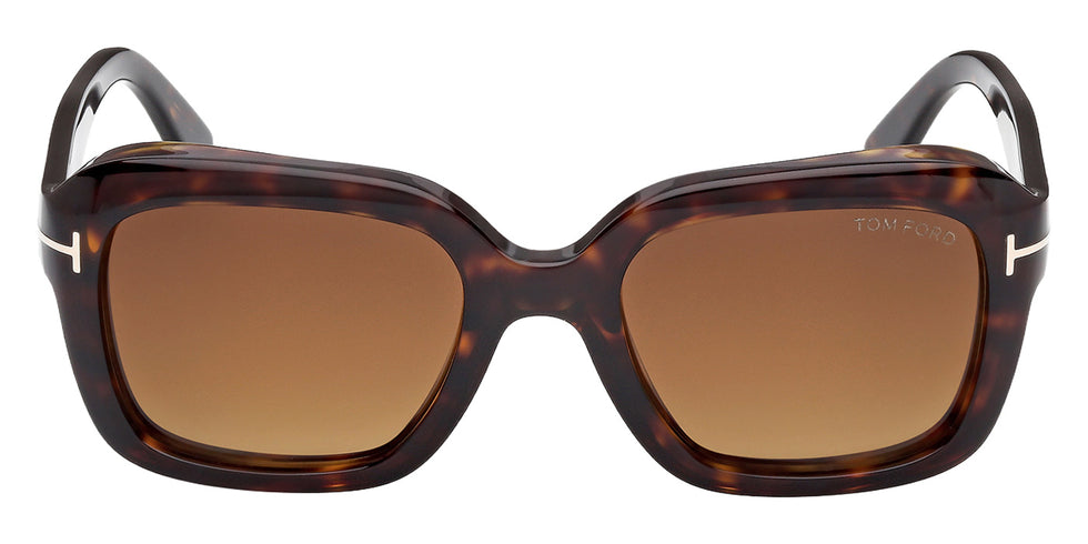 Tom Ford® FT1283 Sunglasses - Dark Havana/Gradient Brown