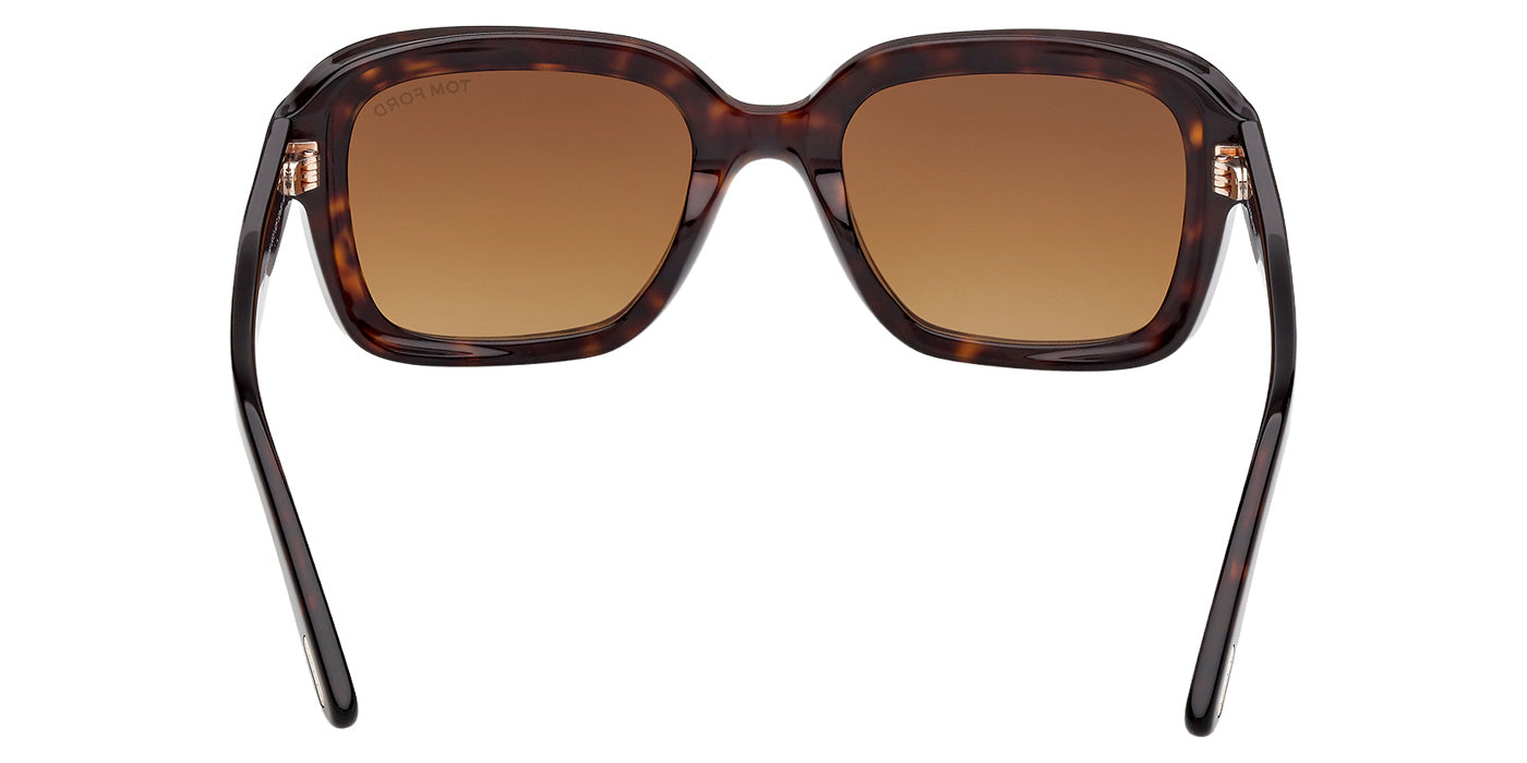 Tom Ford® FT1283 Sunglasses - Dark Havana/Gradient Brown