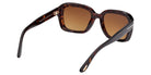 Tom Ford® FT1283 Sunglasses - Dark Havana/Gradient Brown