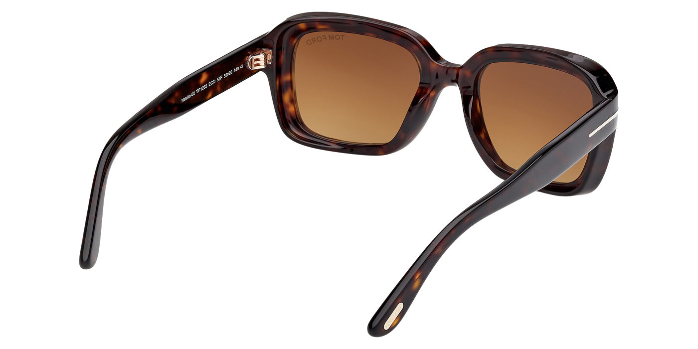 Tom Ford® FT1283 Sunglasses - Dark Havana/Gradient Brown