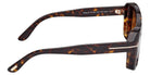 Tom Ford® FT1283 Sunglasses - Dark Havana/Gradient Brown