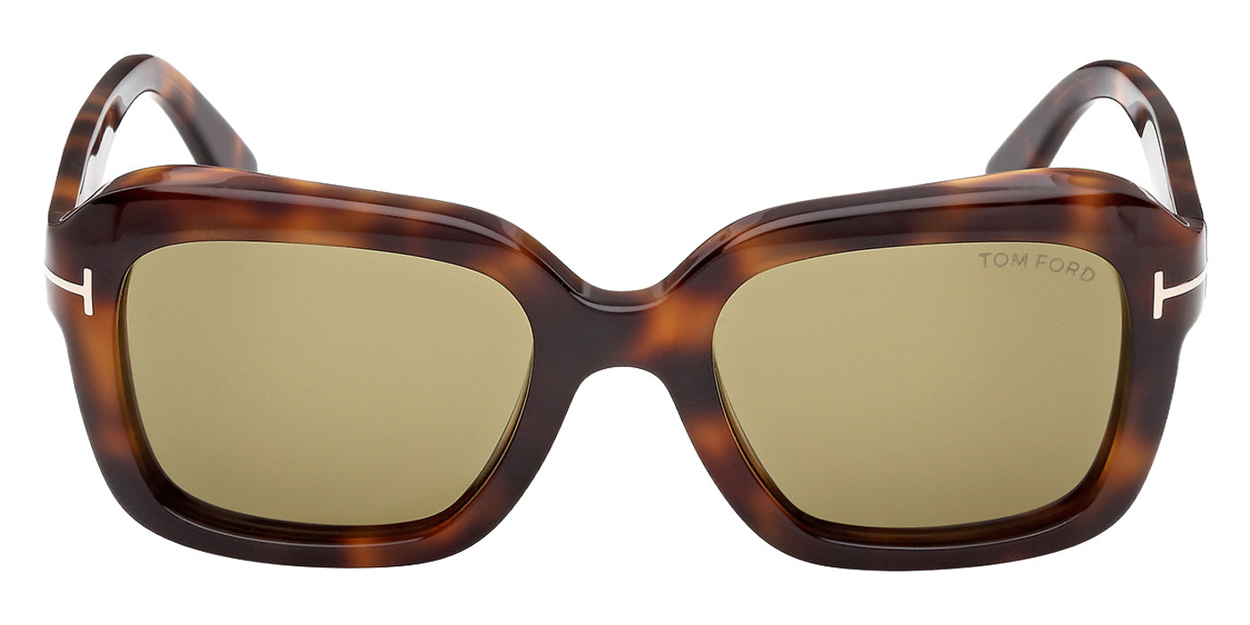 Tom Ford® FT1283 Sunglasses - Blonde Havana/Green