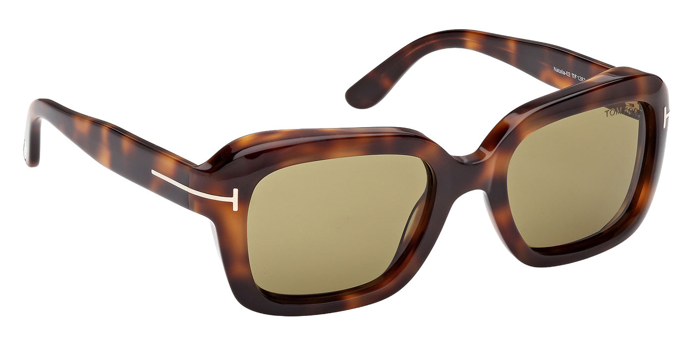 Tom Ford® FT1283 Sunglasses - Blonde Havana/Green