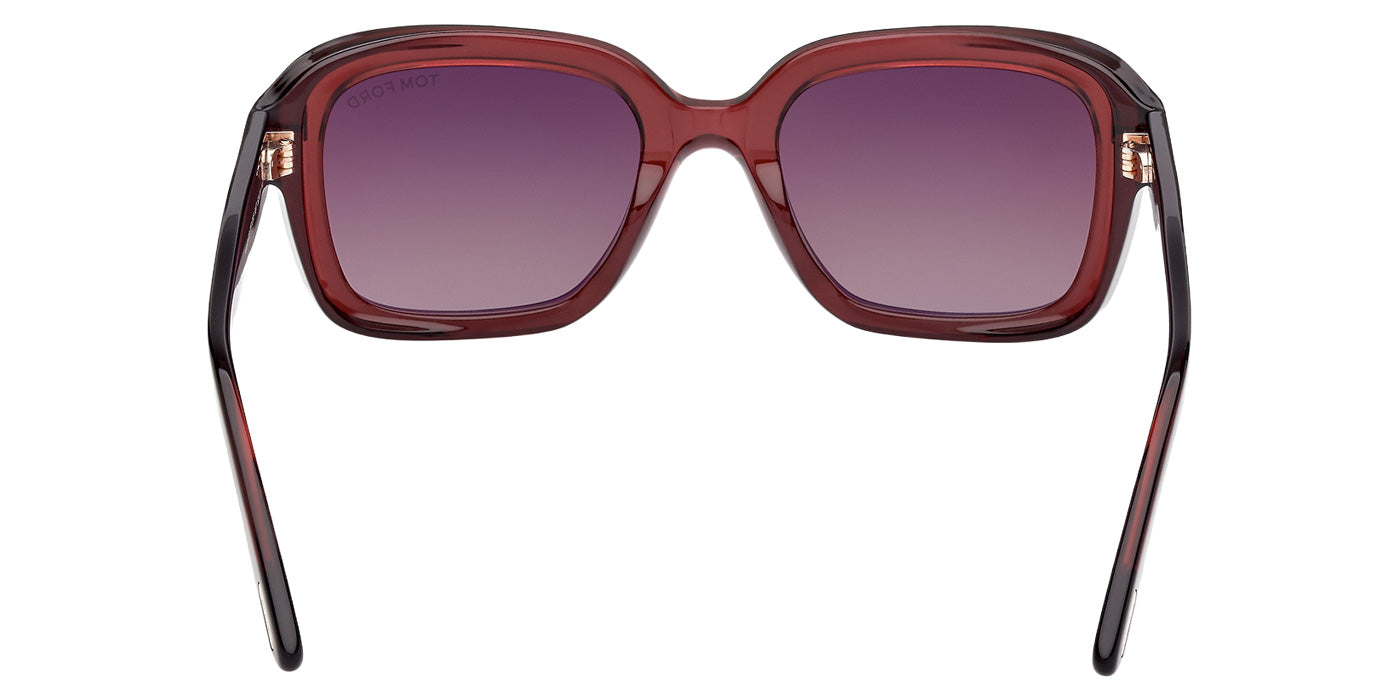 Tom Ford® FT1283 Sunglasses - Shiny Bordeaux/Gradient Bordeaux