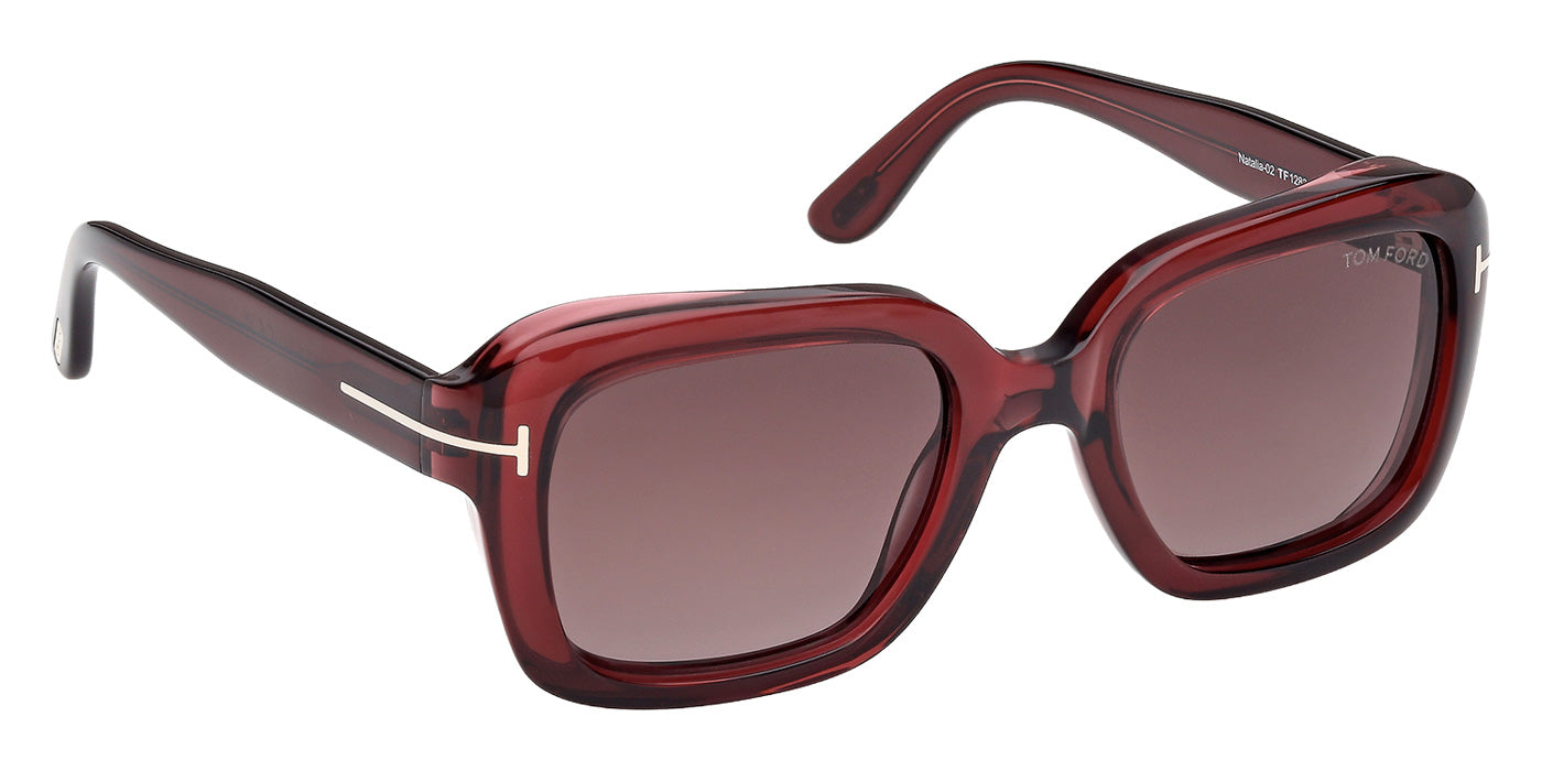 Tom Ford® FT1283 Sunglasses - Shiny Bordeaux/Gradient Bordeaux