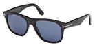 Tom Ford® FT1284 Sunglasses - Shiny Black/Blue