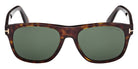 Tom Ford® FT1284 Sunglasses - Dark Havana/Green