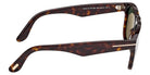 Tom Ford® FT1284 Sunglasses - Dark Havana/Green