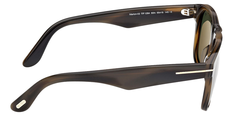Tom Ford® FT1284 Sunglasses - Coloured Havana/Green