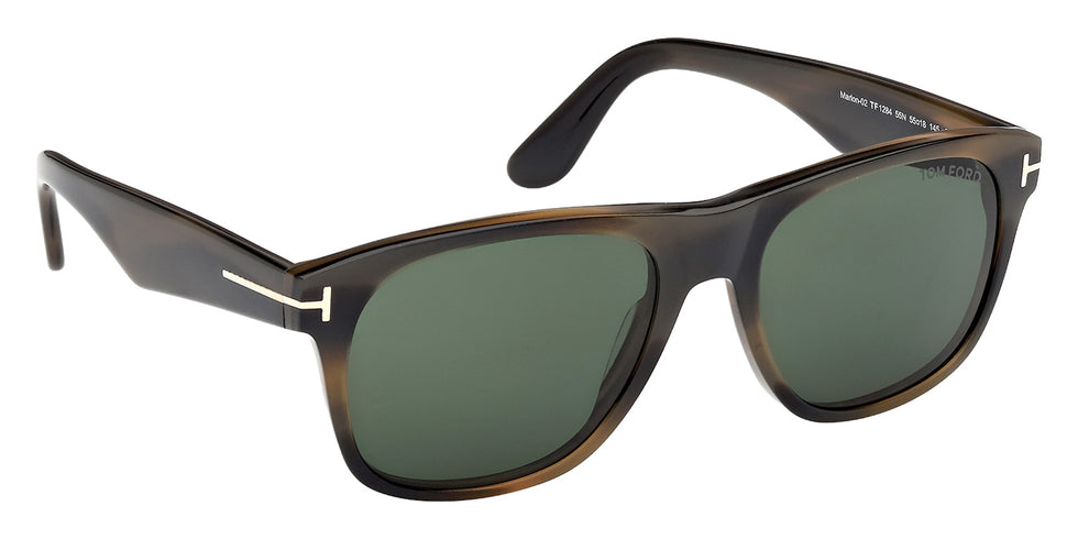 Tom Ford® FT1284 Sunglasses - Coloured Havana/Green
