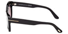 Tom Ford® FT1285 Sunglasses - Shiny Black/Gradient Smoke