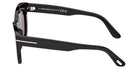 Tom Ford® FT1285 Sunglasses - Shiny Black/Smoke Polarized