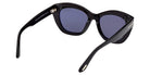 Tom Ford® FT1285 Sunglasses - Shiny Black/Smoke Polarized
