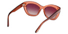 Tom Ford® FT1285 Sunglasses - Shiny Dark Orange/Gradient Brown