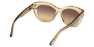 Tom Ford® FT1285 Sunglasses - Shiny Light Brown/Gradient Smoke