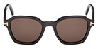 Tom Ford® FT1297-F-P Sunglasses FT1297-F-P 63E 54 - 63E - Black Horn/Black Horn