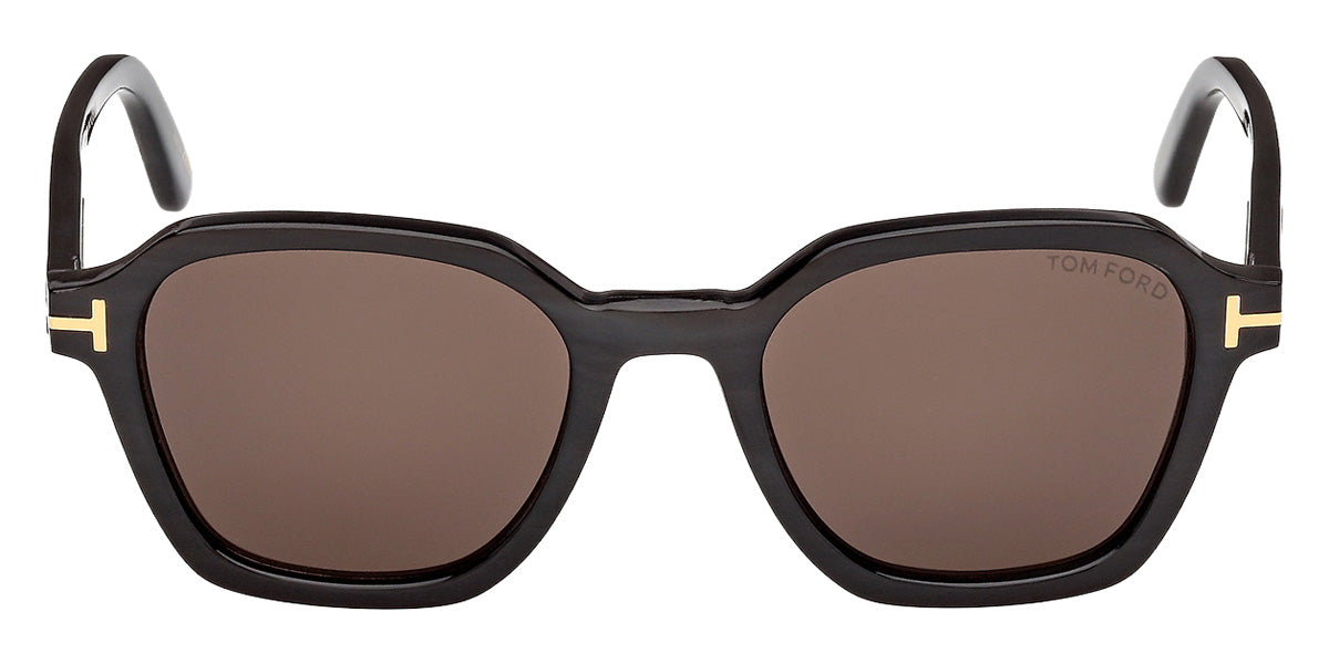 Tom Ford® FT1297-P Sunglasses FT1297-P 63E 50 - 63E - Black Horn/Black Horn
