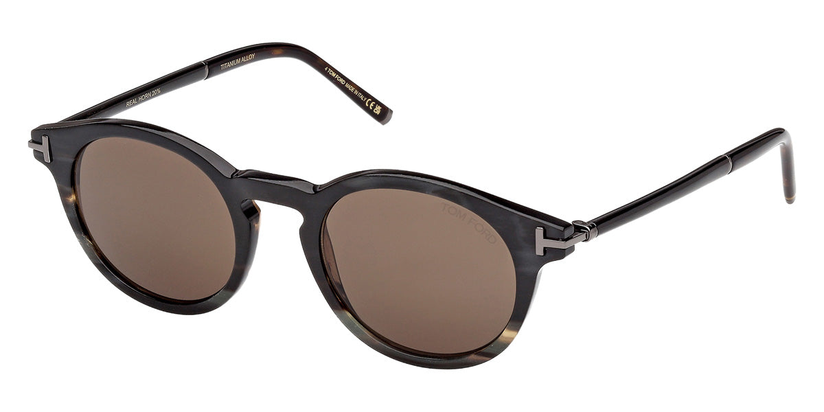Tom Ford® FT1299-P Sunglasses FT1299-P 62N 49 - 62N - Brown Horn/Brown Horn