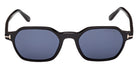 Tom Ford® FT1301 Sunglasses - Shiny Black/Blue
