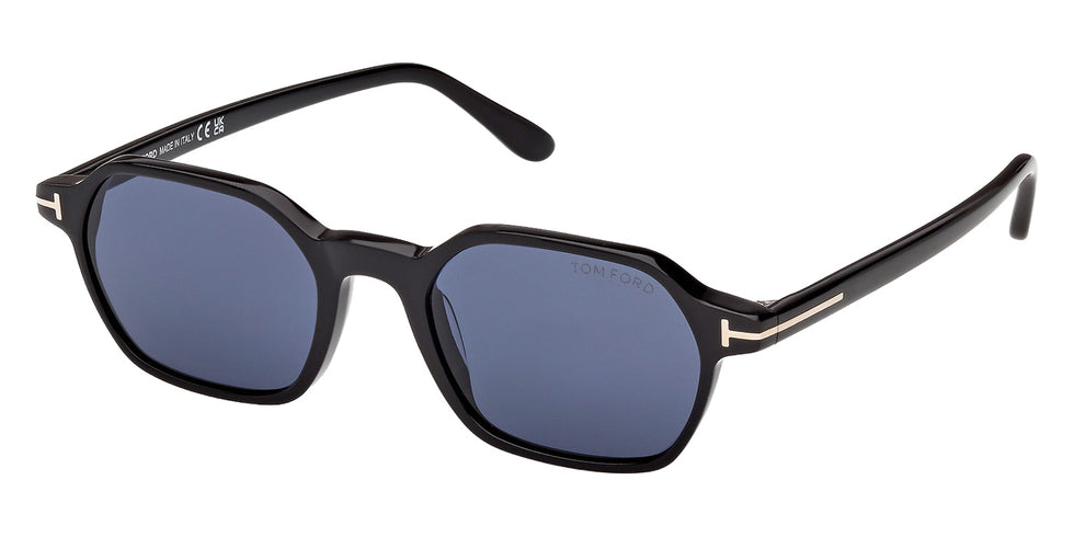 Tom Ford® FT1301 Sunglasses - Shiny Black/Blue