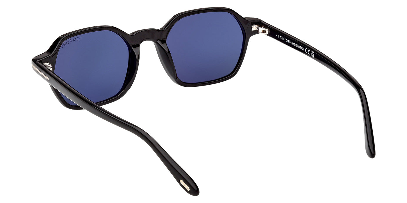 Tom Ford® FT1301 Sunglasses - Shiny Black/Blue