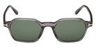 Tom Ford® FT1301 Sunglasses - Shiny Grey/Green