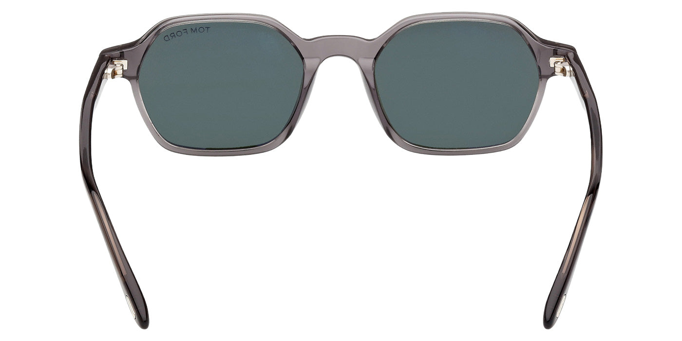 Tom Ford® FT1301 Sunglasses - Shiny Grey/Green