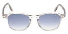 Tom Ford® FT1302 Sunglasses - Shiny Grey/Gradient Blue
