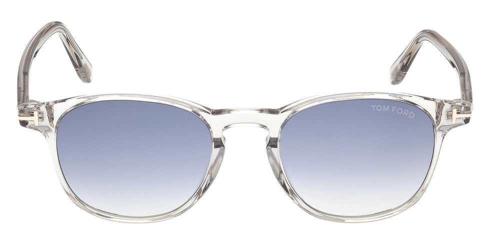 Tom Ford® FT1302 Sunglasses - Shiny Grey/Gradient Blue