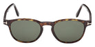 Tom Ford® FT1302 Sunglasses - Dark Havana/Green Polarized