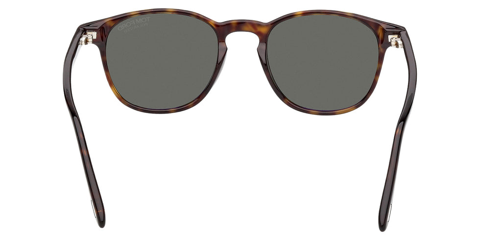 Tom Ford® FT1302 Sunglasses - Dark Havana/Green Polarized