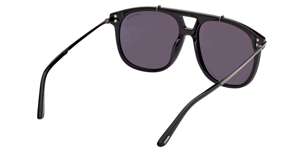 Tom Ford® FT1306 Sunglasses - Shiny Black/Smoke