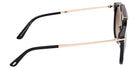 Tom Ford® FT1306 Sunglasses - Shiny Black/Gradient Smoke