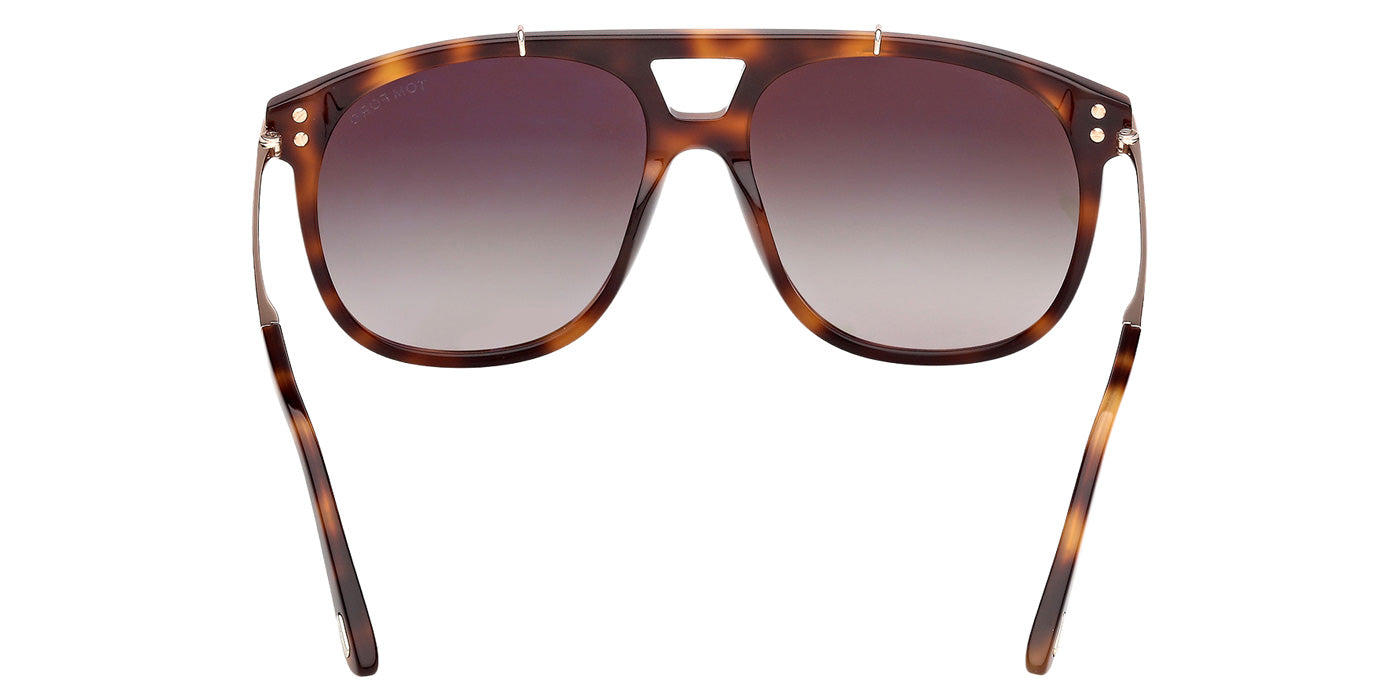 Tom Ford® FT1306 Sunglasses - Blonde Havana/Gradient Roviex