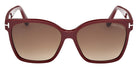 Tom Ford® FT1312 Sunglasses FT1312 69F 56 - 69F - Shiny Bordeaux/Shiny Bordeaux