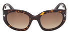 Tom Ford® FT1313 Sunglasses FT1313 52F 53 - 52F - Dark Havana/Dark Havana