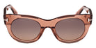 Tom Ford® FT1315 Sunglasses FT1315 45T 50 - 45T - Shiny Light Brown/Shiny Light Brown