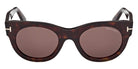 Tom Ford® FT1315 Sunglasses FT1315 52E 50 - 52E - Dark Havana/Dark Havana