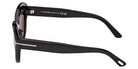 Tom Ford® FT1316 Sunglasses - Shiny Black/Smoke