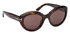 Tom Ford® FT1316 Sunglasses - Dark Havana/Brown