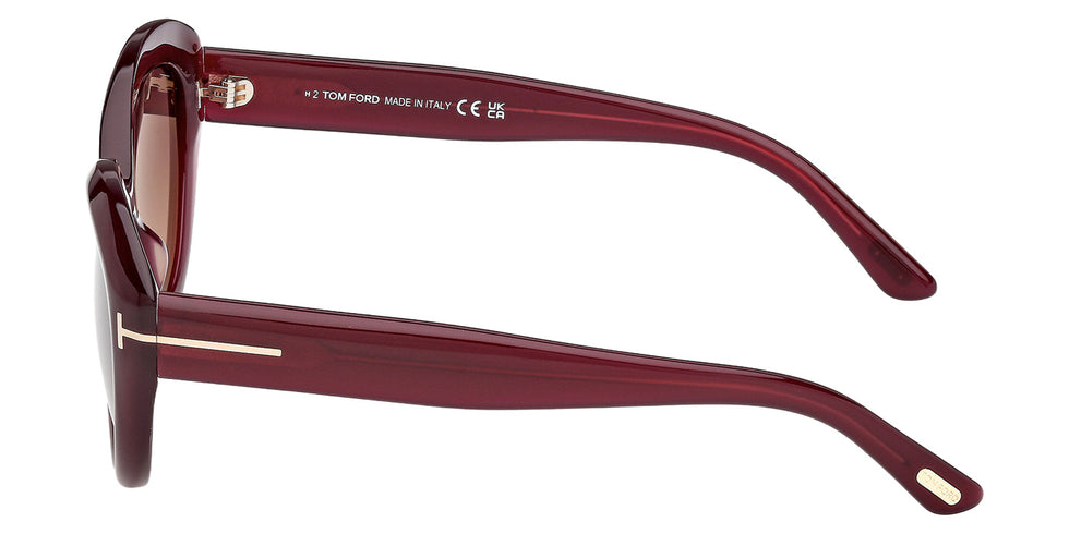 Tom Ford® FT1316 Sunglasses - Shiny Violet/Gradient or Mirrored Violet