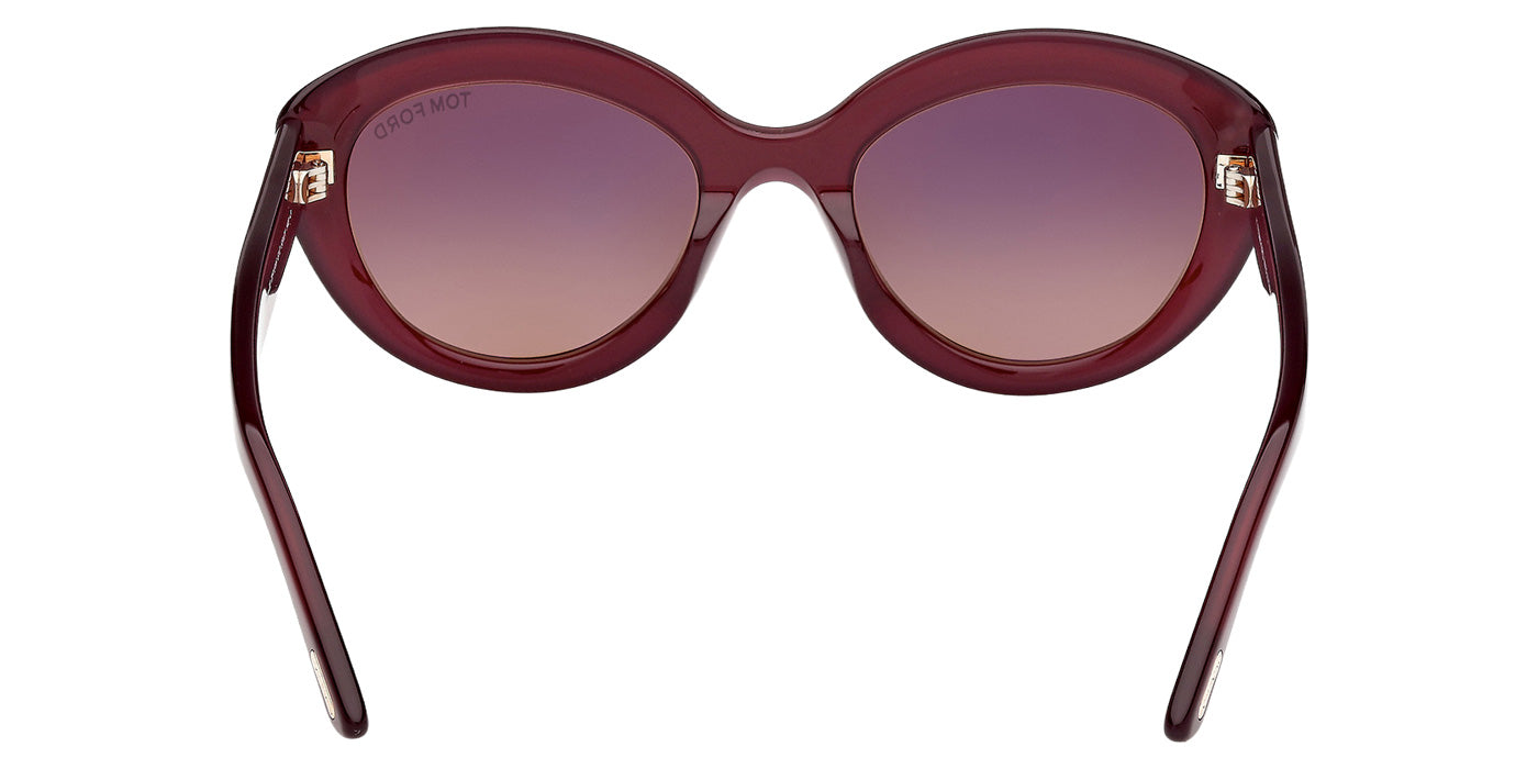 Tom Ford® FT1316 Sunglasses - Shiny Violet/Gradient or Mirrored Violet