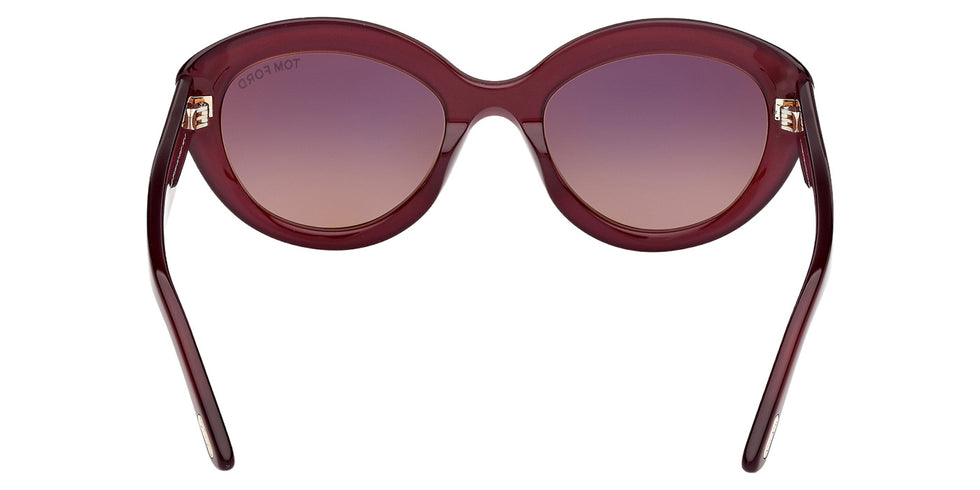 Tom Ford® FT1316 Sunglasses - Shiny Violet/Gradient or Mirrored Violet