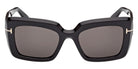 Tom Ford® FT1318 Sunglasses - Shiny Black/Smoke